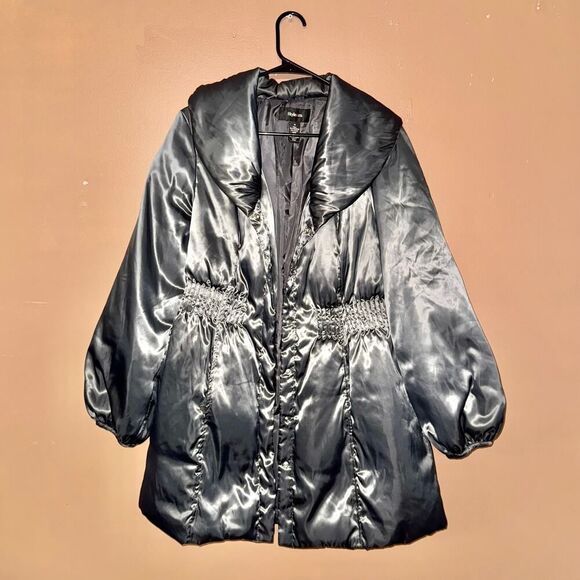 Style & Co Women's Water Repellent Puffer Coat - Size Medium - Picture 3 of 10